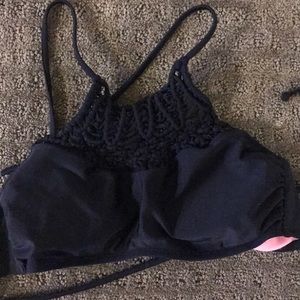 black bikini top